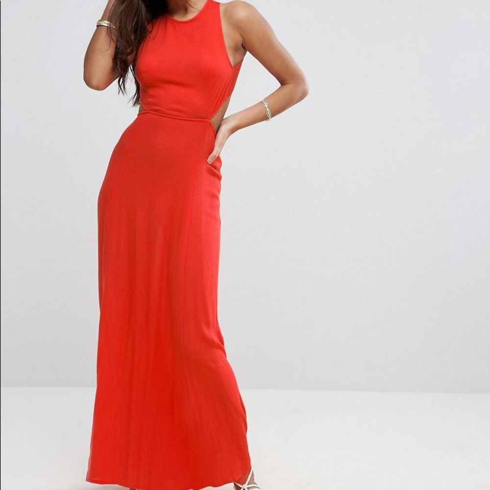 ASOS Open Back Maxi Dress
